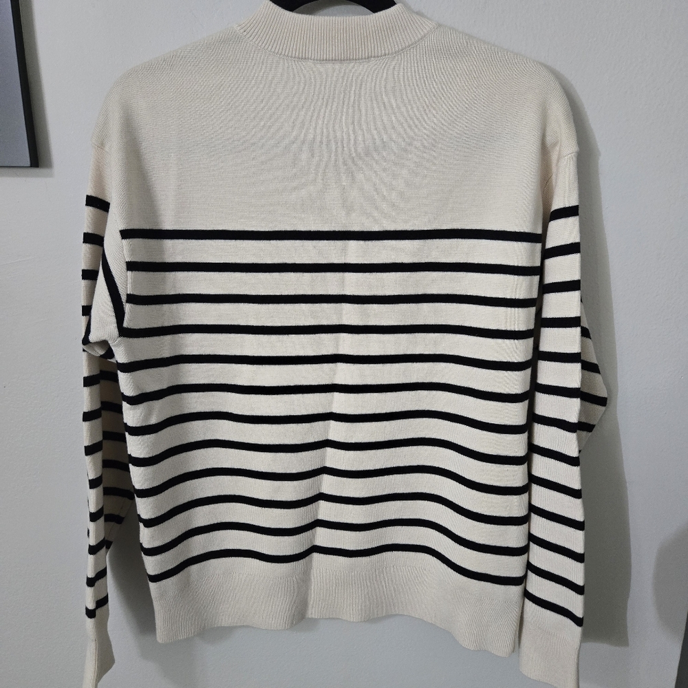 Everlane The Mariner Crew Sweater, Wool/Cotton, M, NWOT - Picture 3 of 15